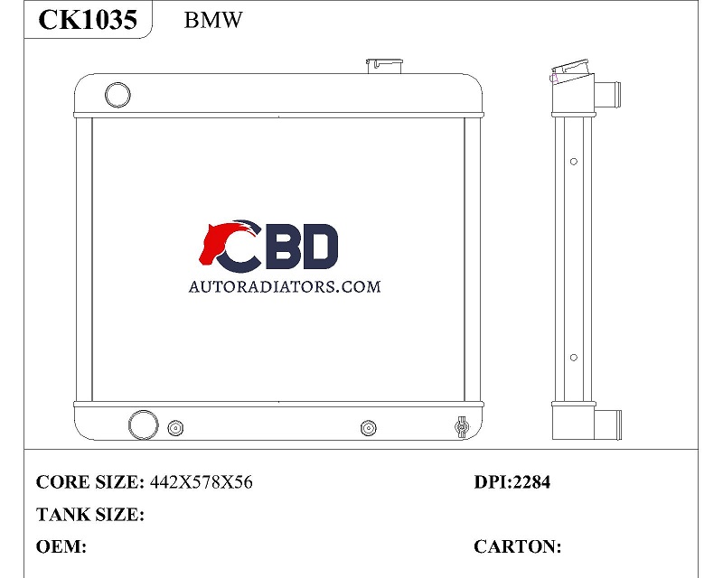 bmw radiator ck1035