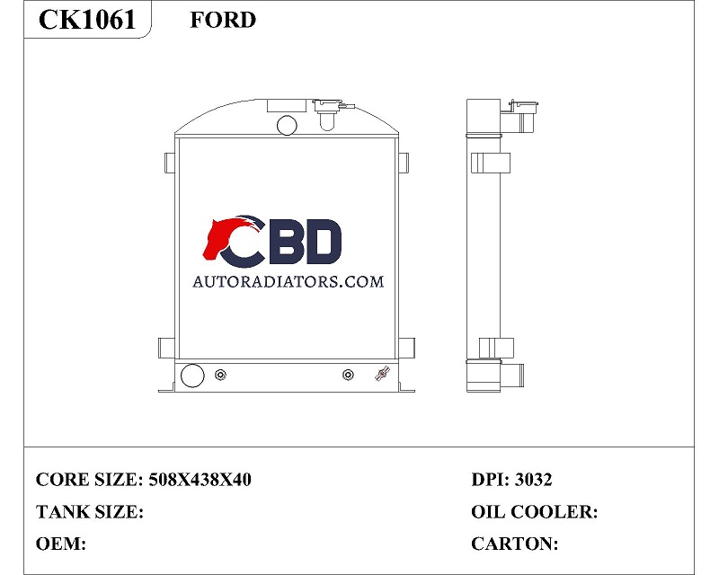 ALL ALUMINUM RADIATOR FOR DAEWOO NUBIRA 2000-2001/ DPI 3032