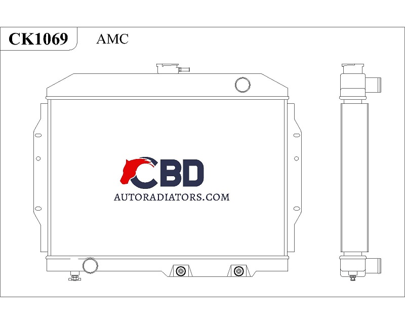 amc radiator ck1069