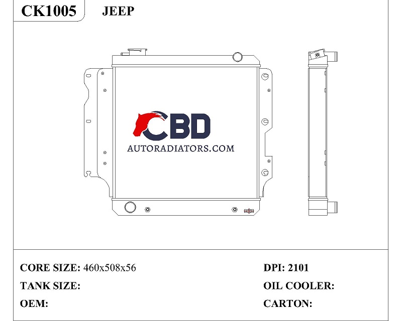 JEEP - Guangzhou ChiBenDa Automobile Radiator Co., Ltd.